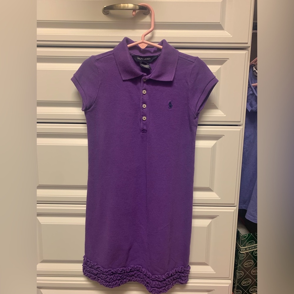 Purple Ralph Lauren Girl’s 6X Dress